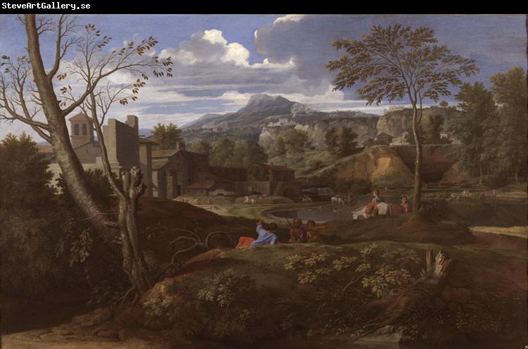 Nicolas Poussin Landscape with Three Men (mk08)